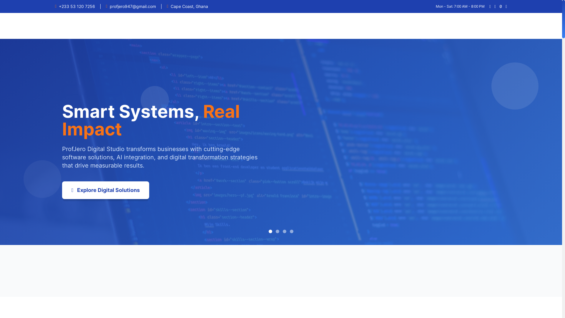 website screenshot of https://profjerohub.pages.dev/