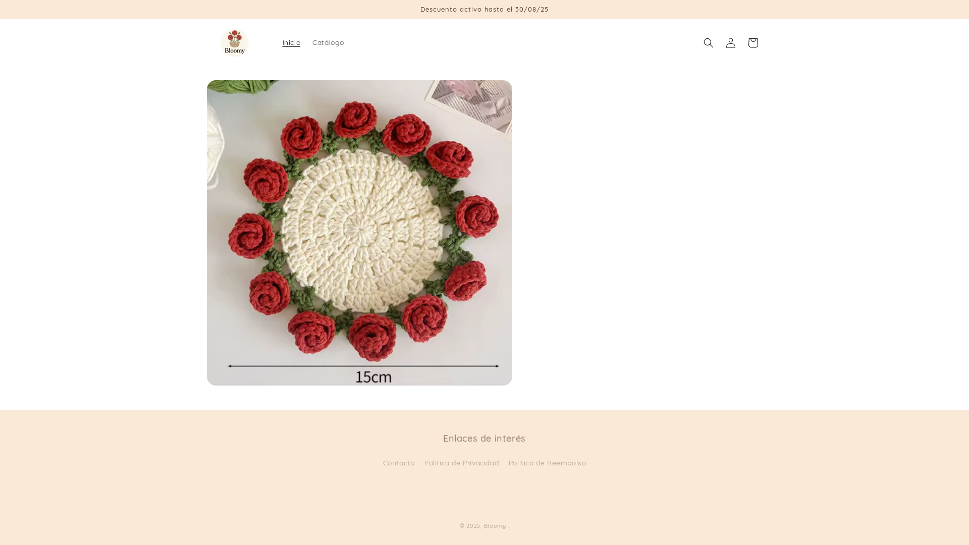 website screenshot of https://thebloomy.shop/