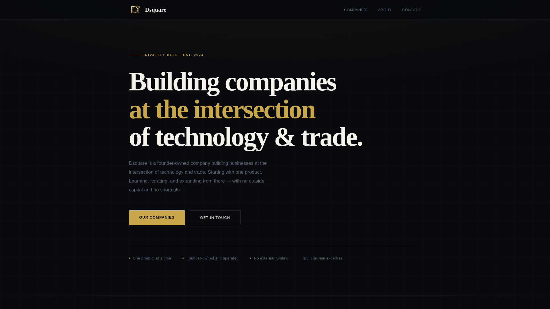 website screenshot of https://dsquaresgroup-site.pages.dev/