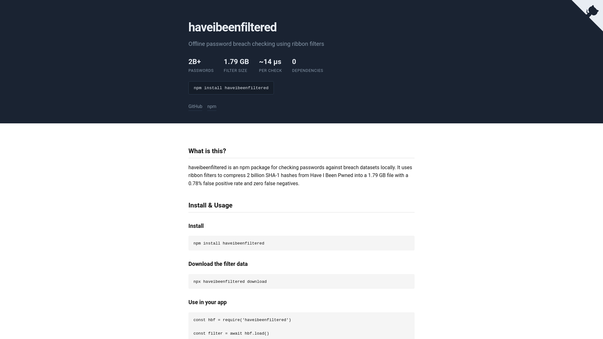 website screenshot of https://haveibeenfiltered.com/