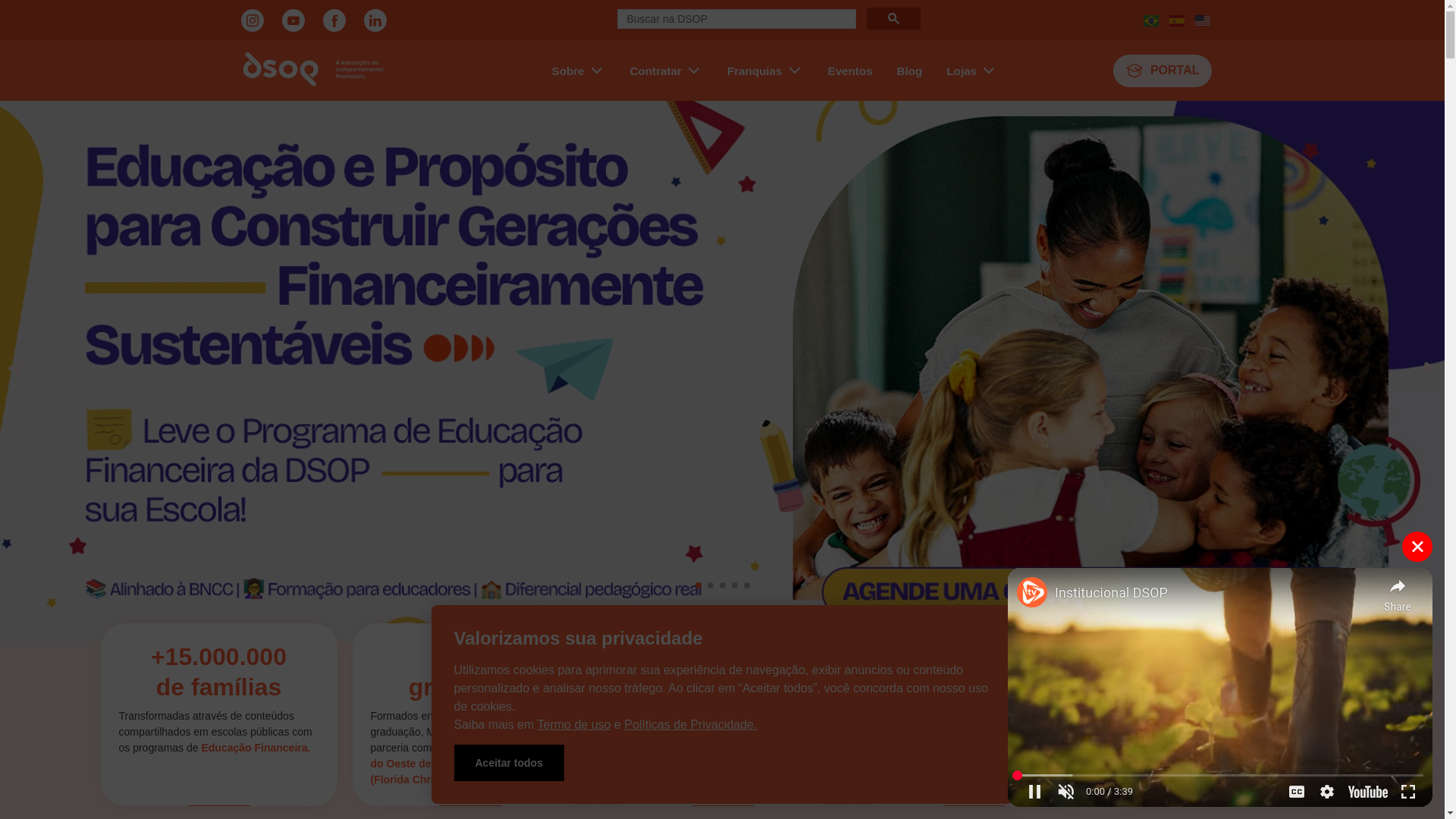 website screenshot of https://educomportamentofinanceiro.com.br/