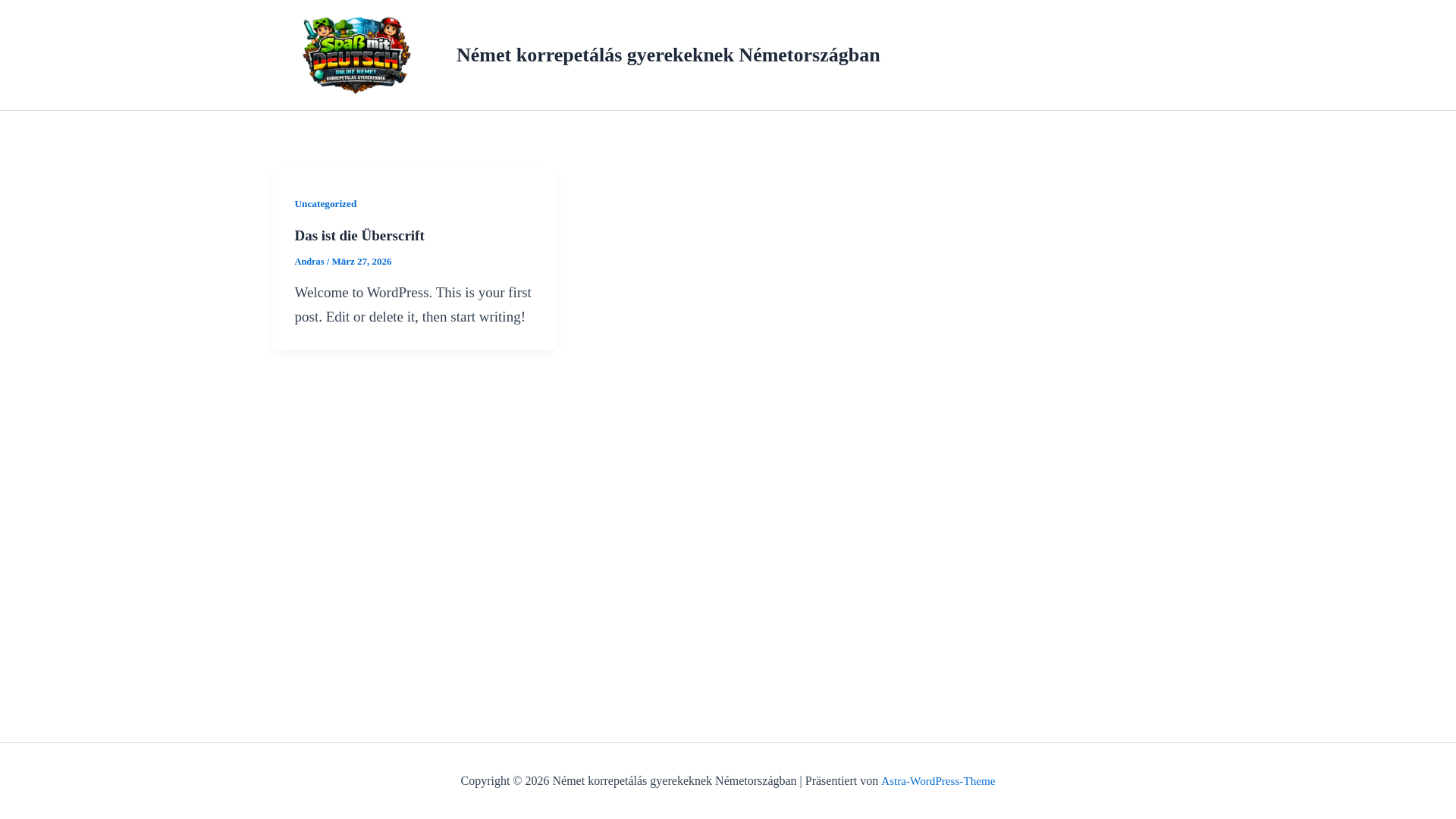 website screenshot of https://spassmitdeutsch.de