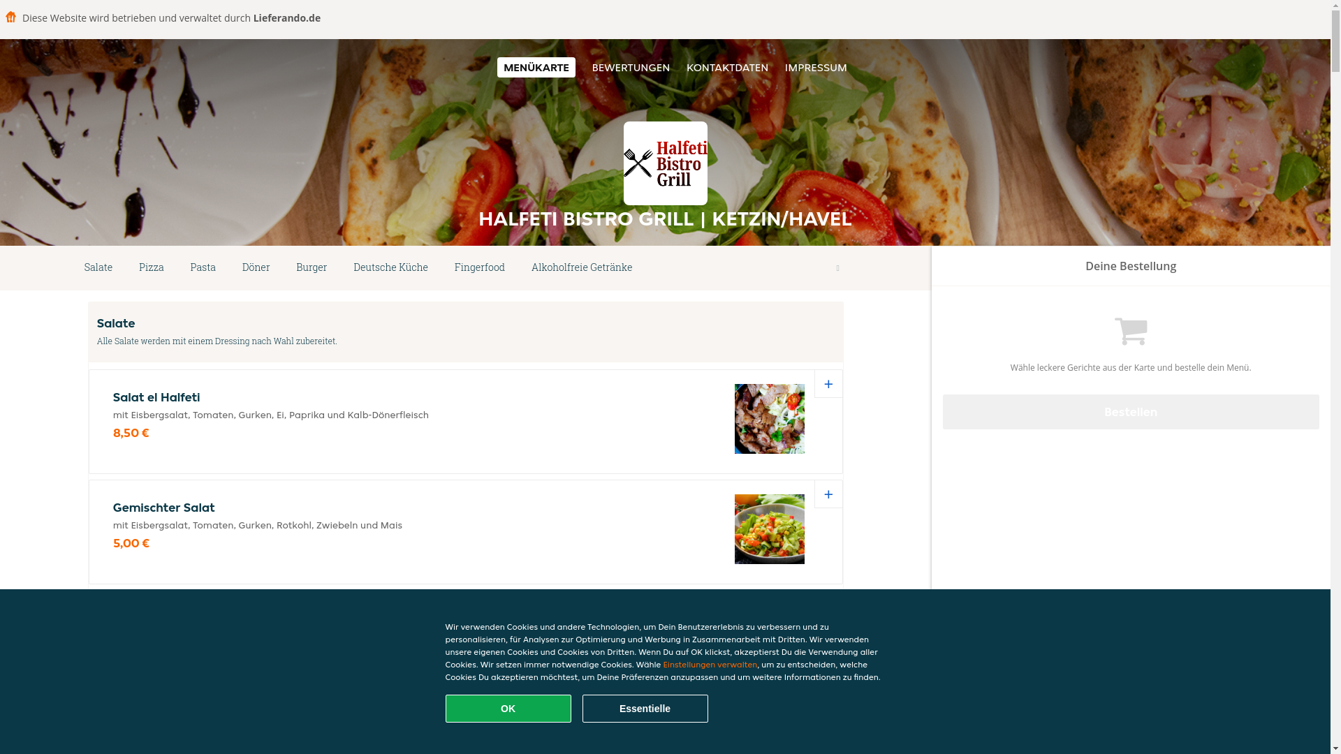 website screenshot of https://halfetibistrogrill-ketzin.de/