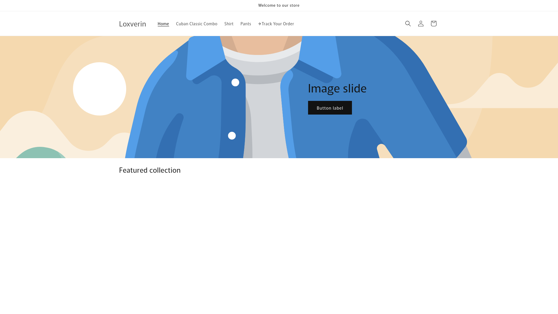 website screenshot of https://loxverin.shop/
