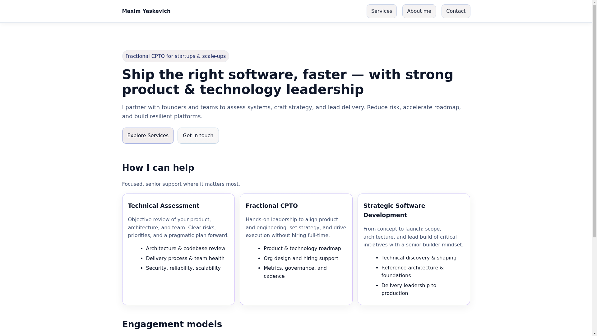 website screenshot of https://mayask-dev.pages.dev/
