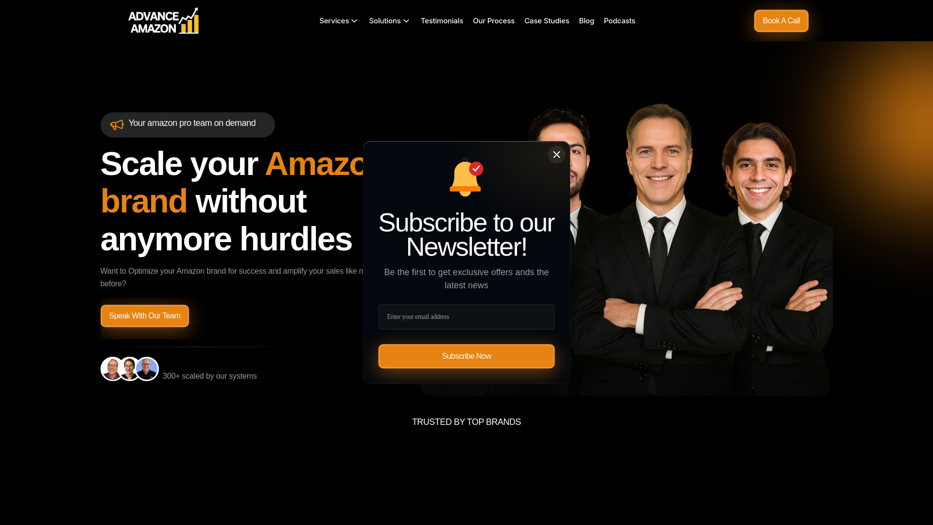 website screenshot of https://advanceamazonelitepartners.com/