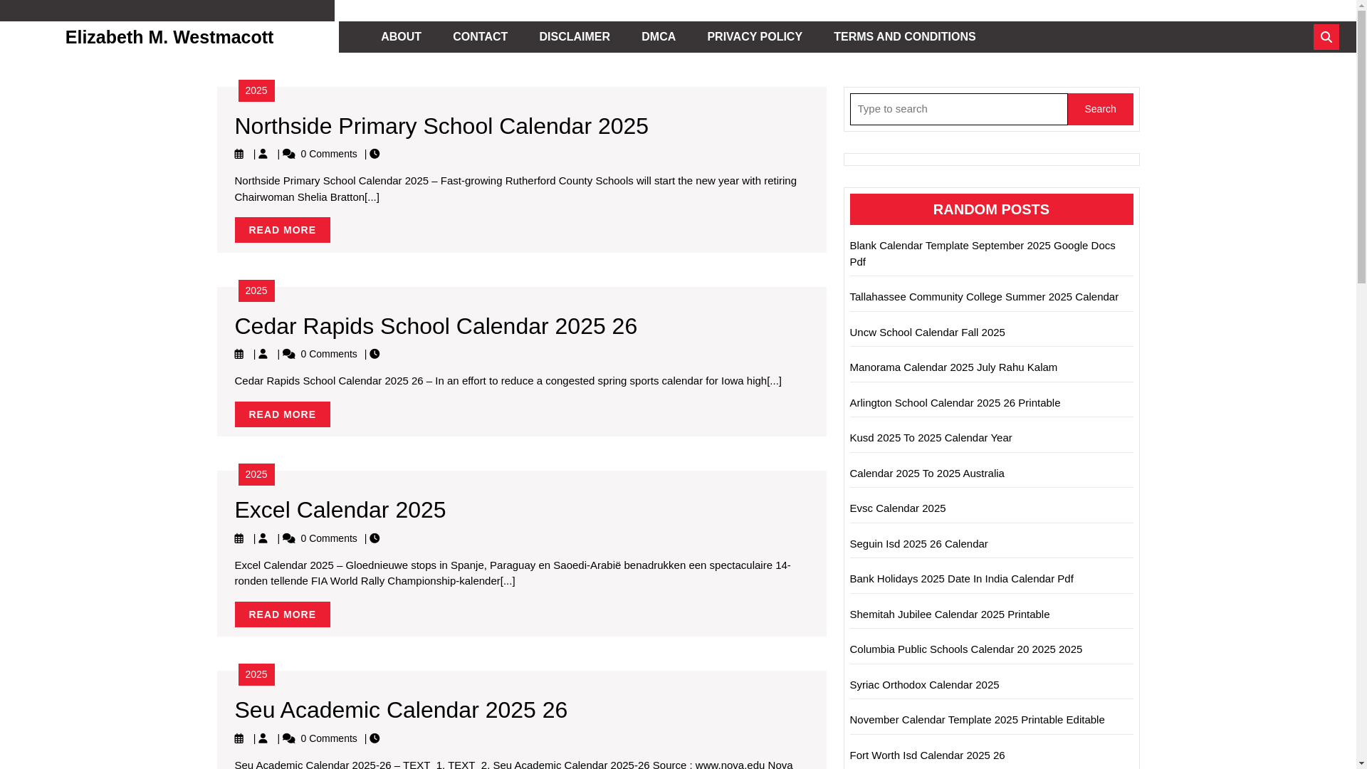website screenshot of https://elizabethmwestmacott.pages.dev/