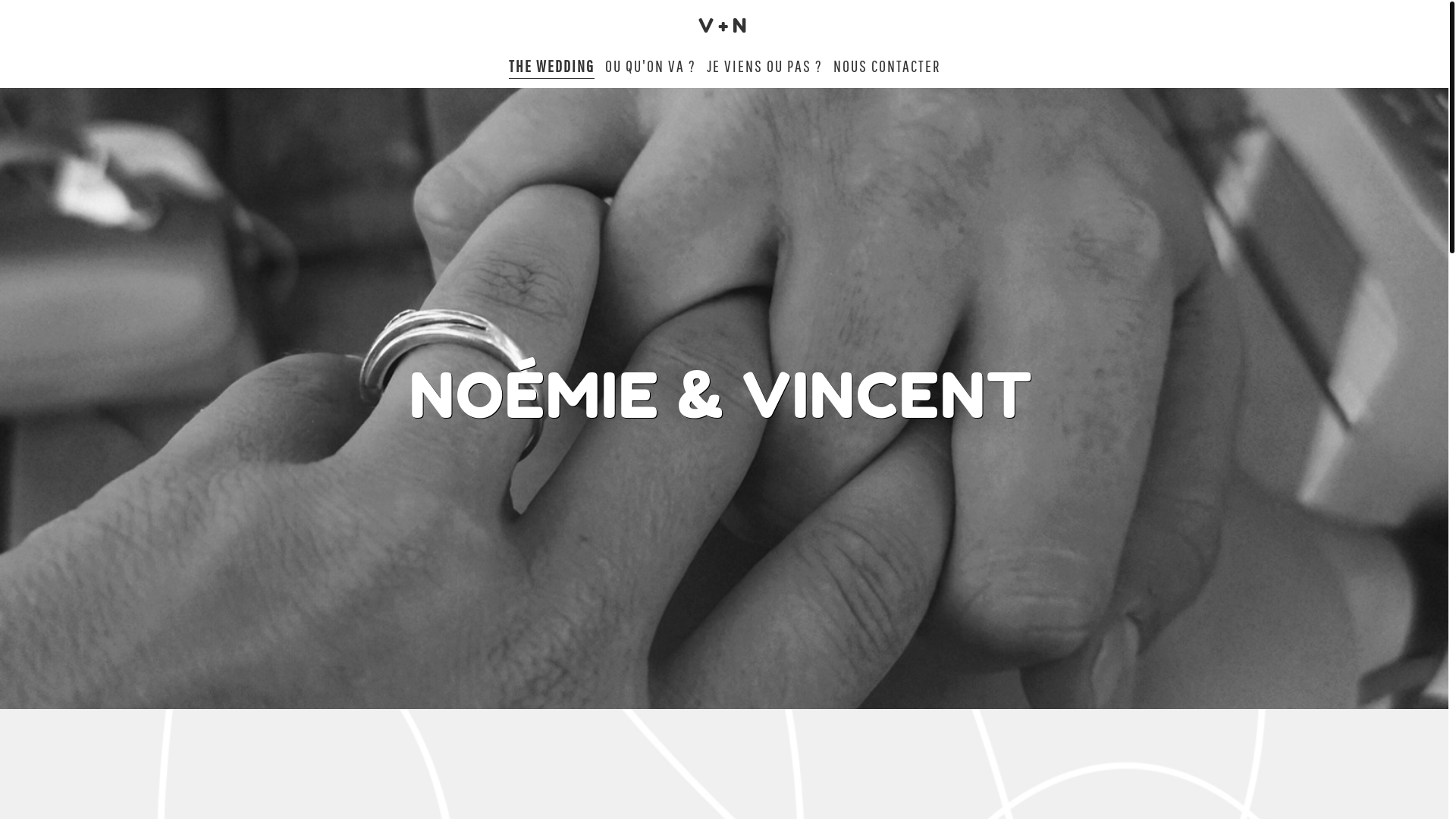 website screenshot of https://mariagenoemievincent.fr/