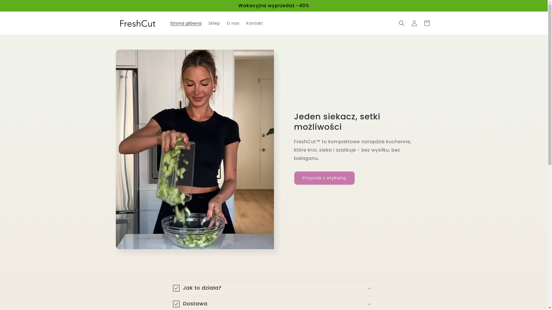 website screenshot of https://freshcut.com.pl/