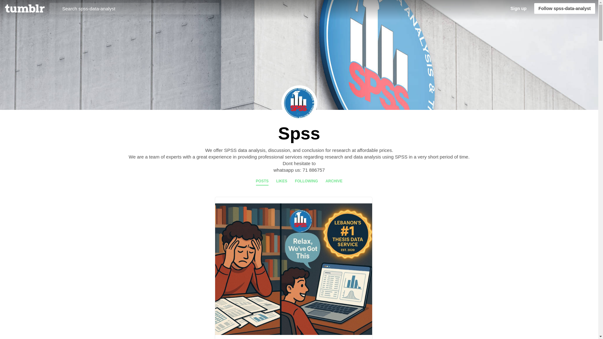 website screenshot of https://spssdataanalyst.blog/