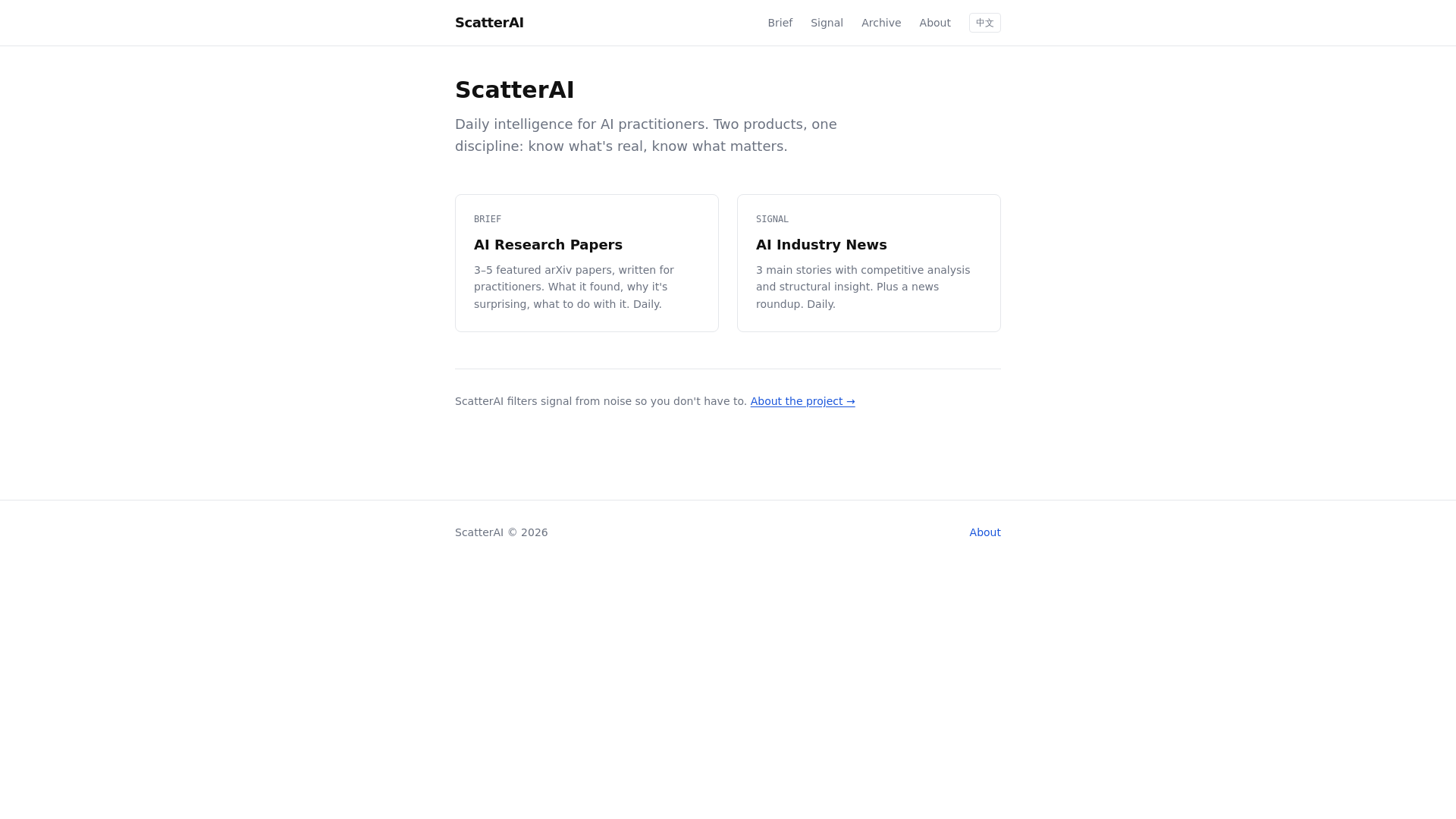 website screenshot of https://scatterai-site.pages.dev/