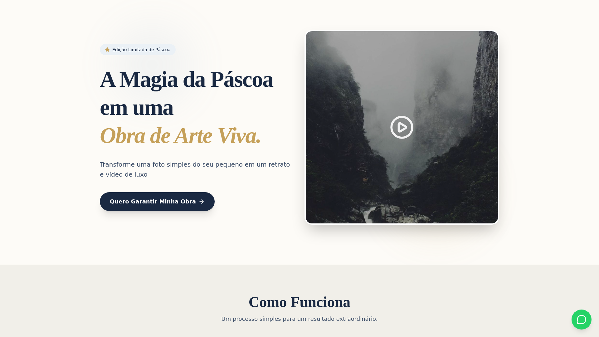website screenshot of https://pascoa-magica-ia.pages.dev/