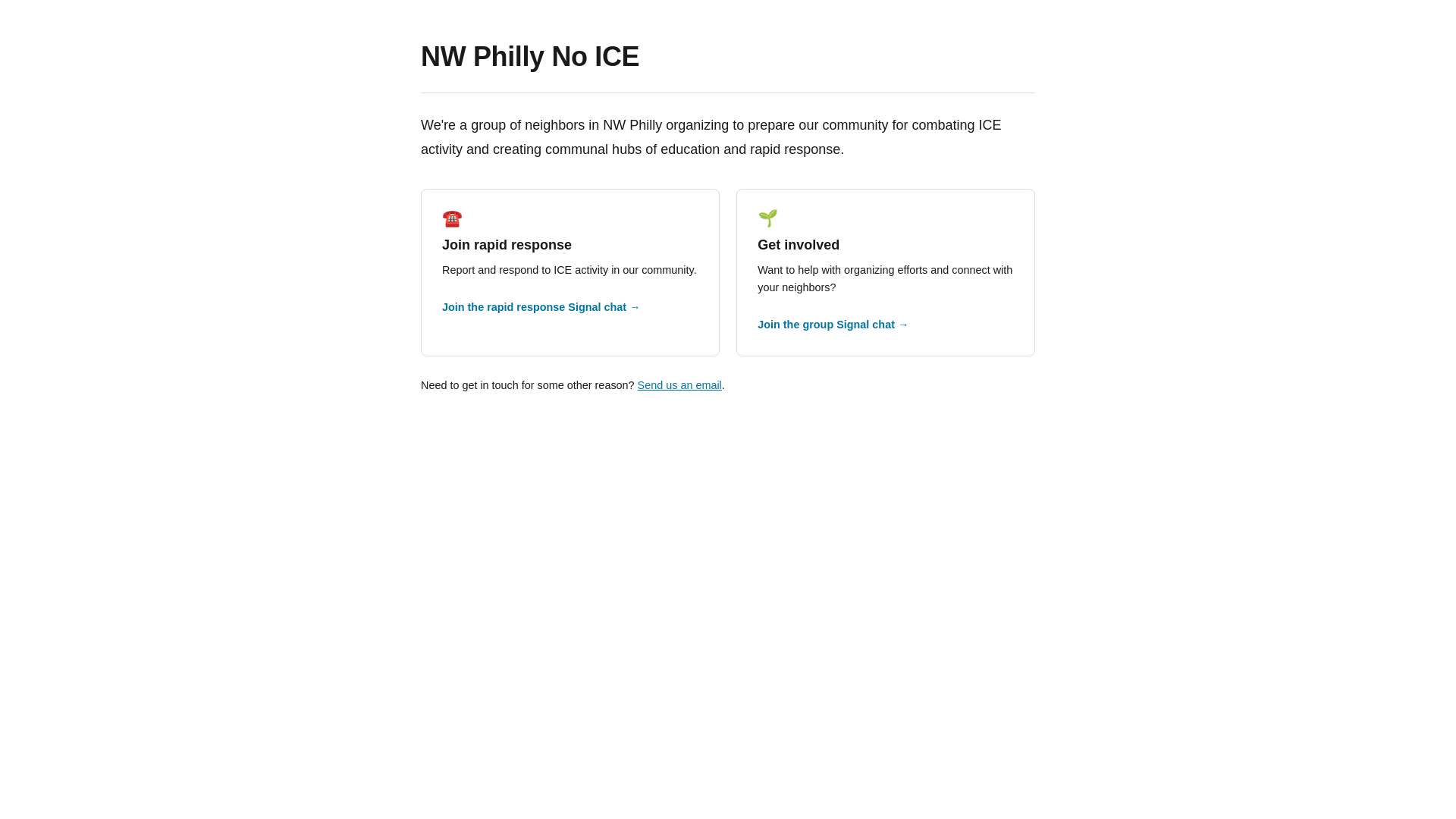 website screenshot of https://nwphillynoice.pages.dev/