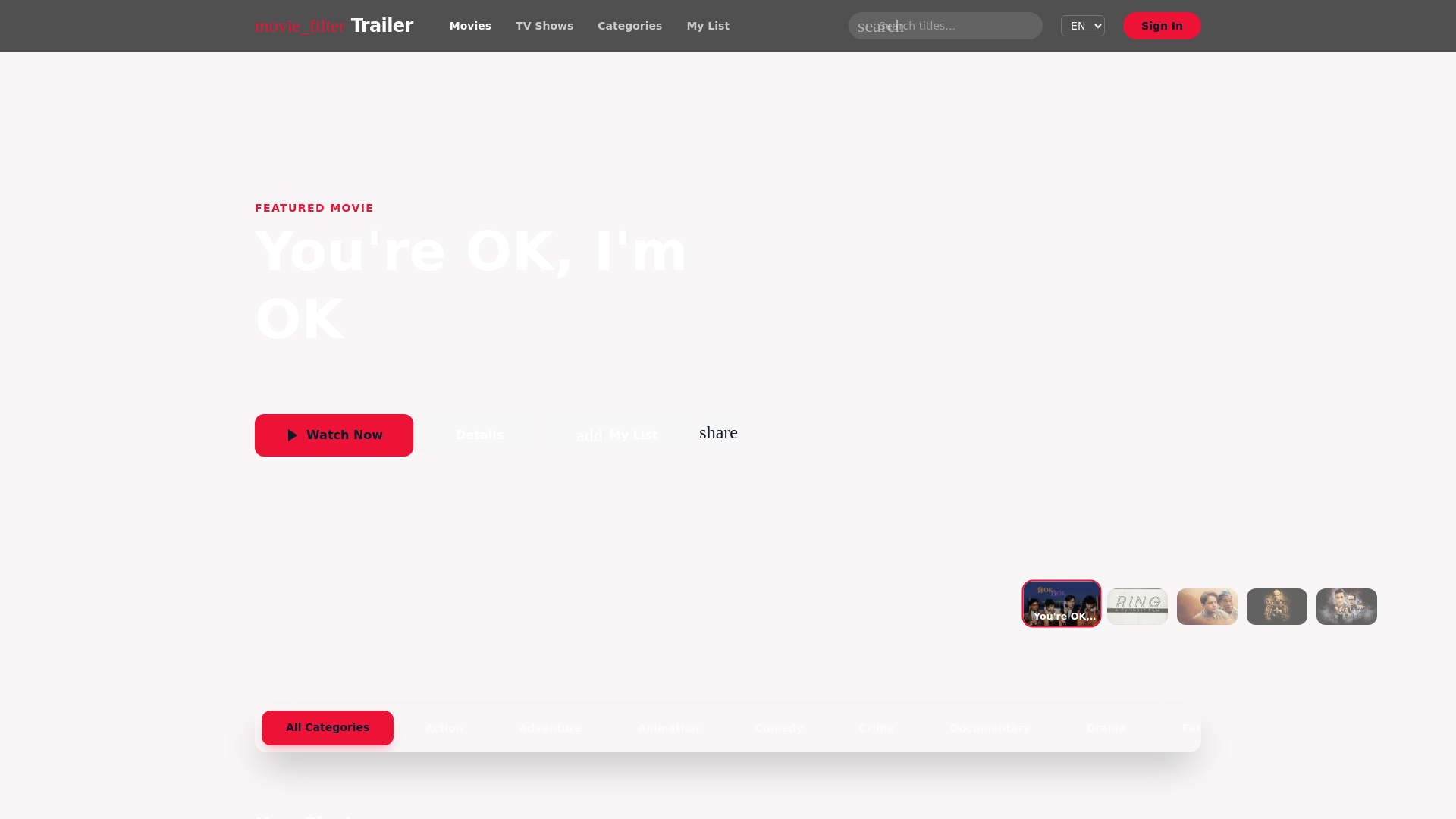 website screenshot of https://phimtot.online