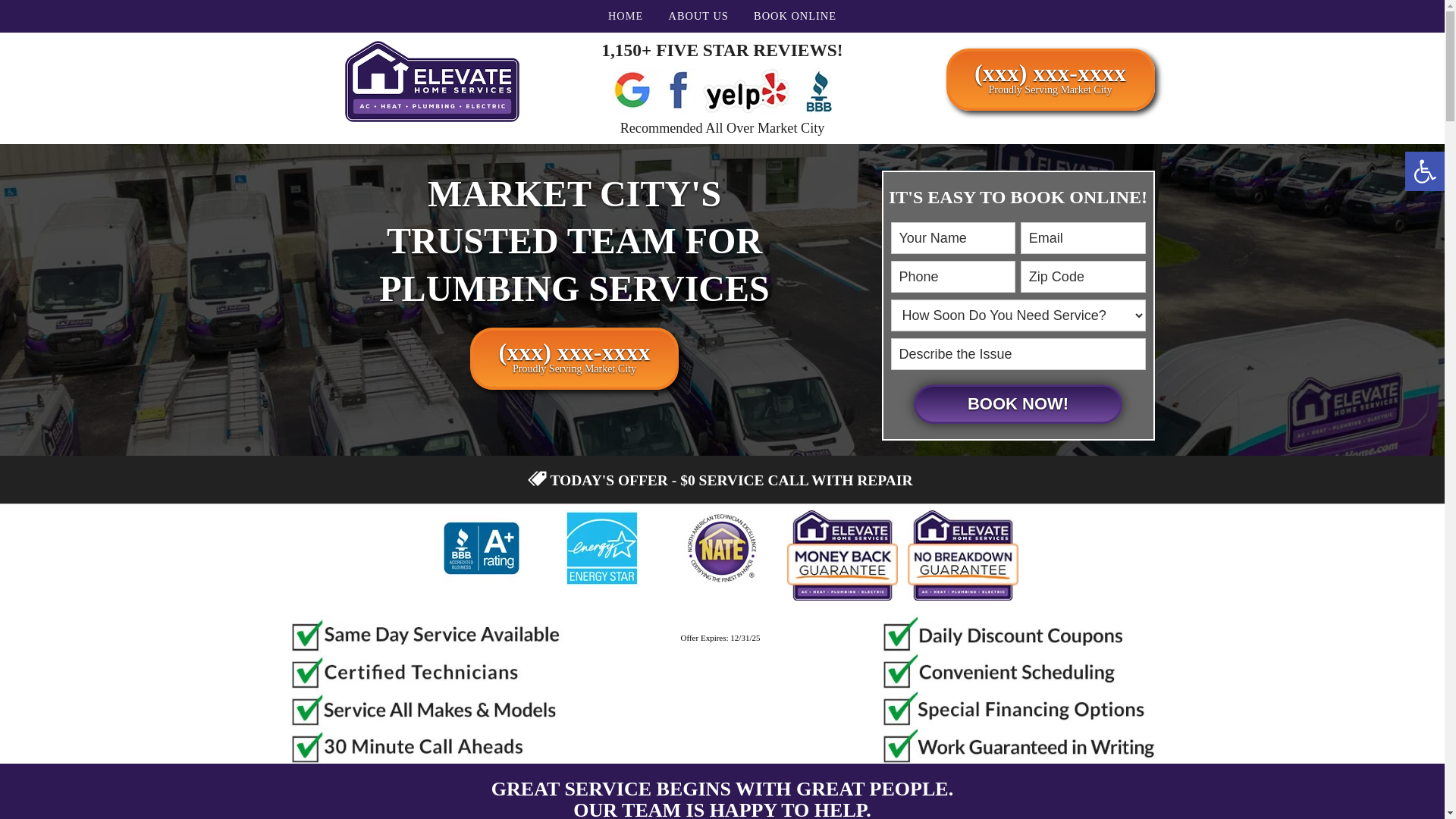 website screenshot of https://callelevatehomeservices.com/