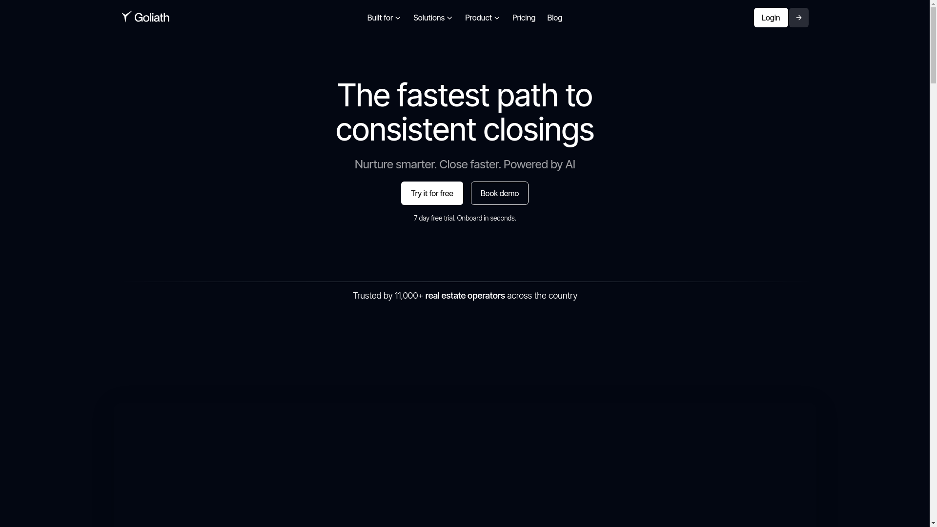 website screenshot of https://trygoliathdata.org/