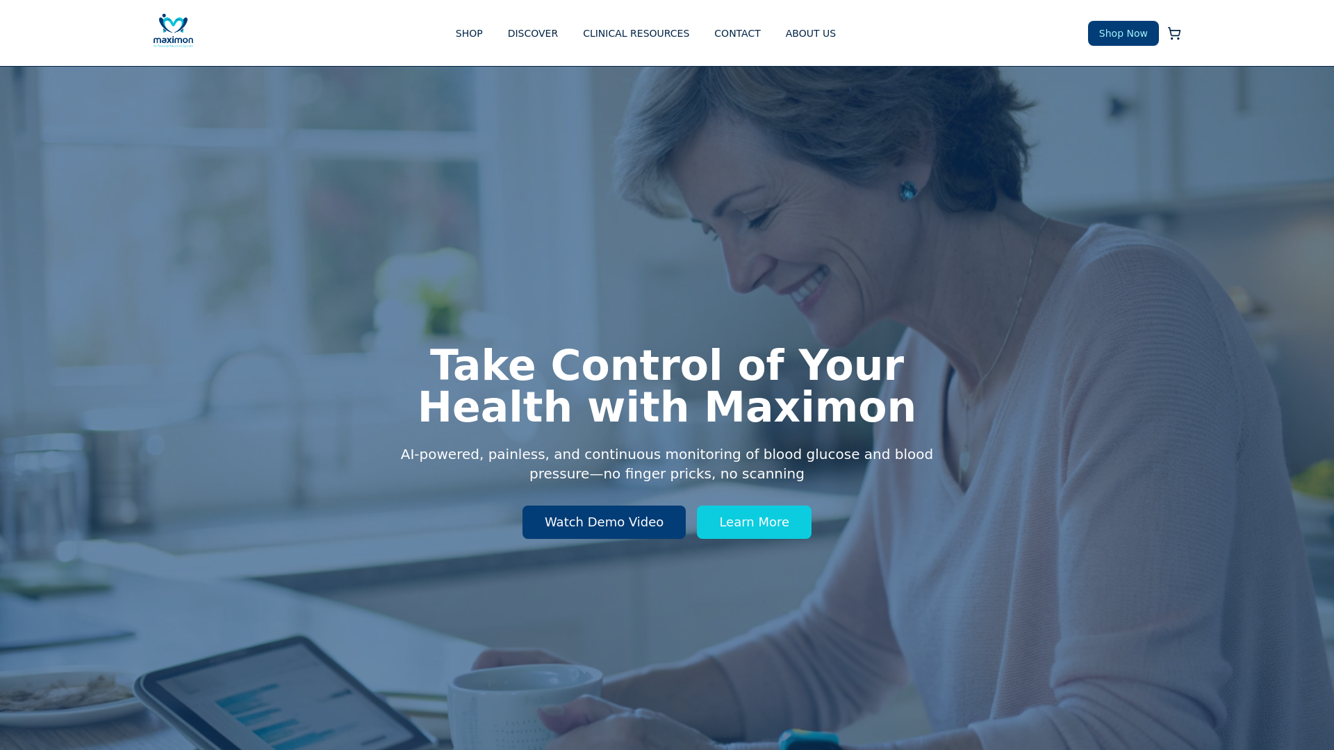 website screenshot of https://luminexorainc.com/
