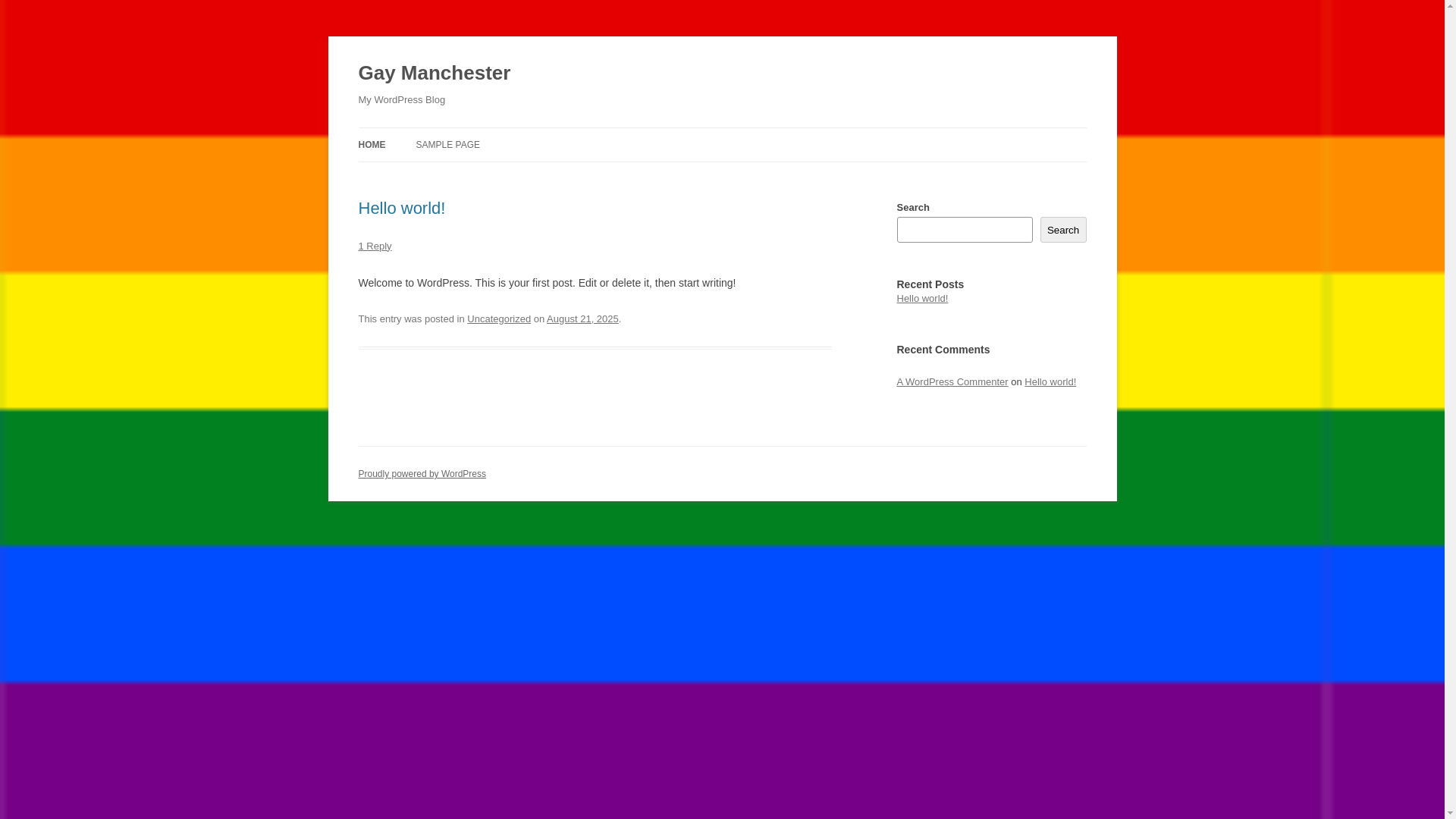 website screenshot of https://gaymanchester.me.uk/