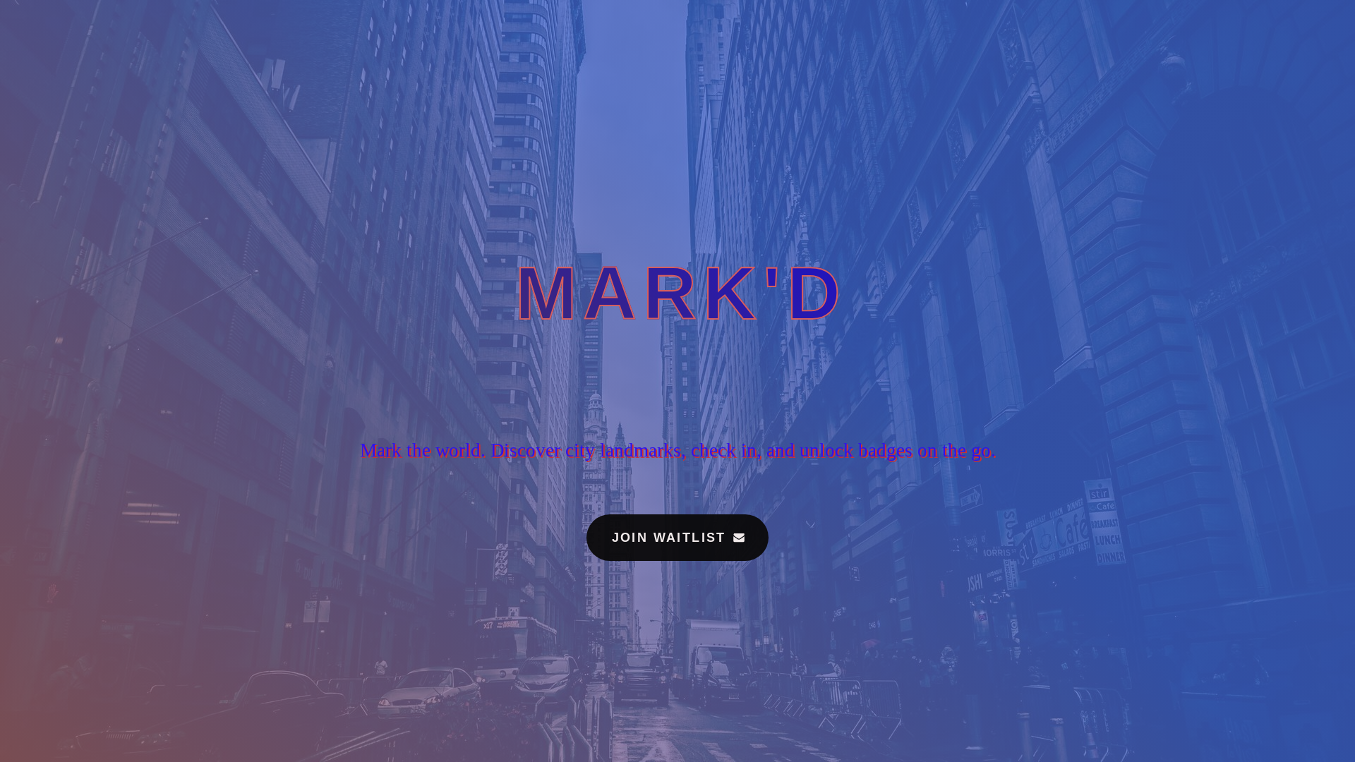 website screenshot of https://markdtravel.com/