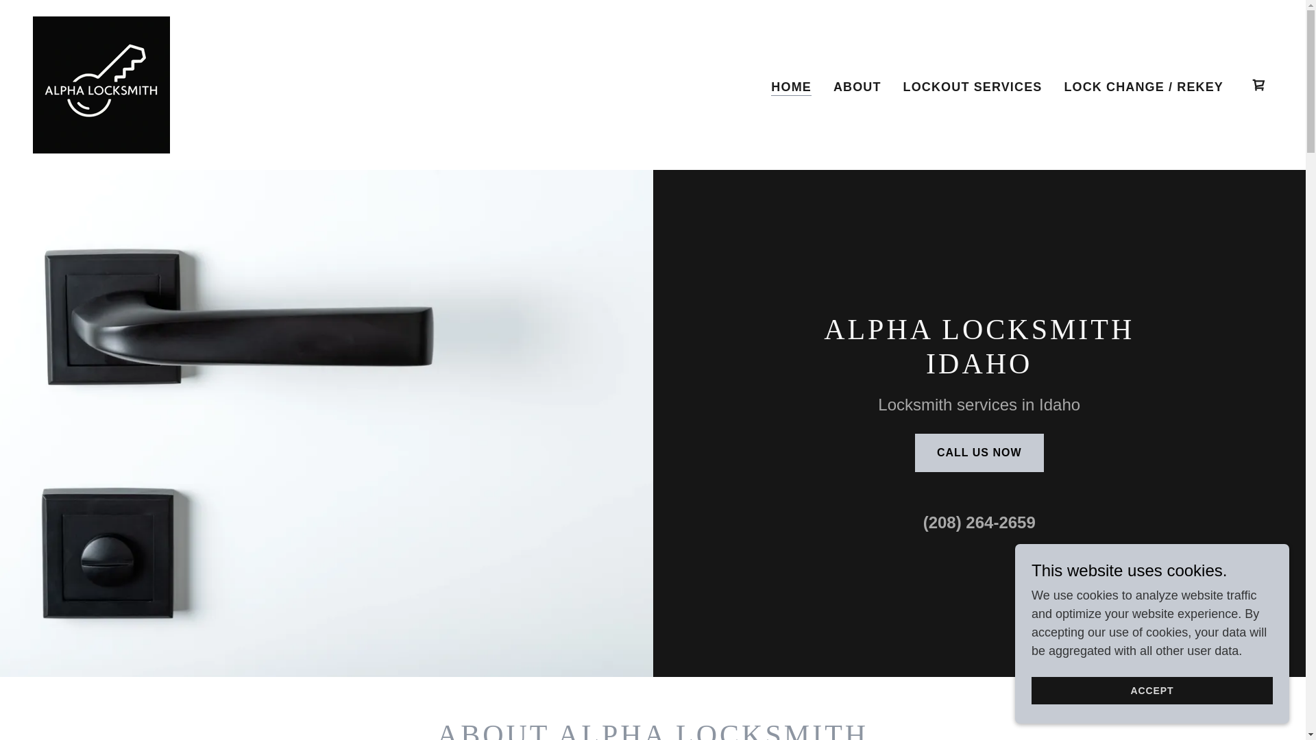 website screenshot of https://alphalocksmith-boise.com/