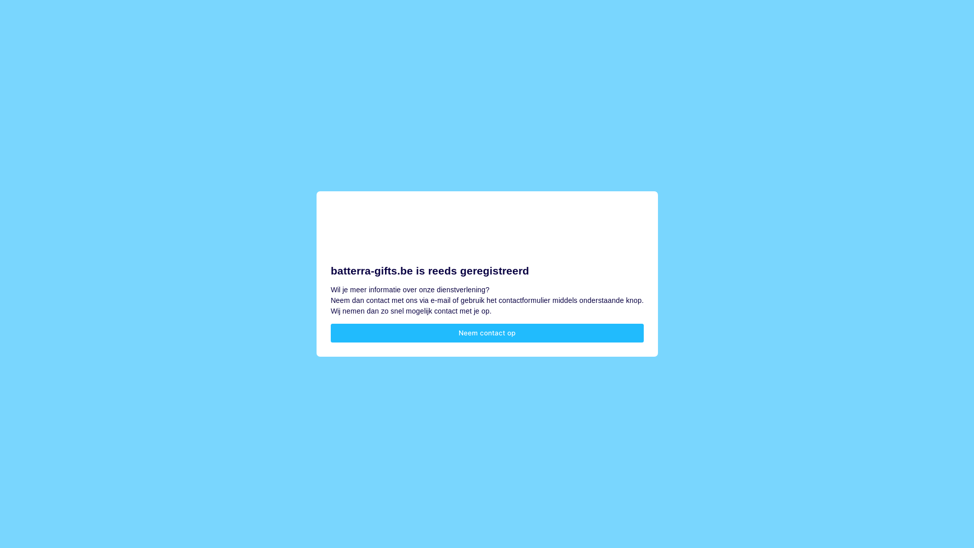 website screenshot of https://batterra-gifts.be/