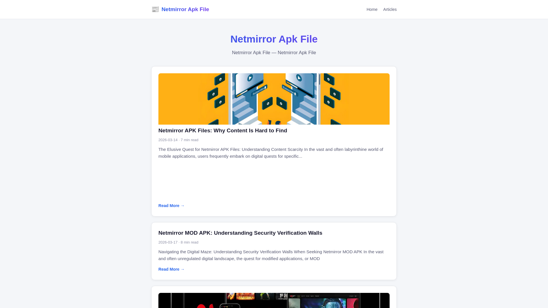 website screenshot of https://netmirror-apk-file.pages.dev/