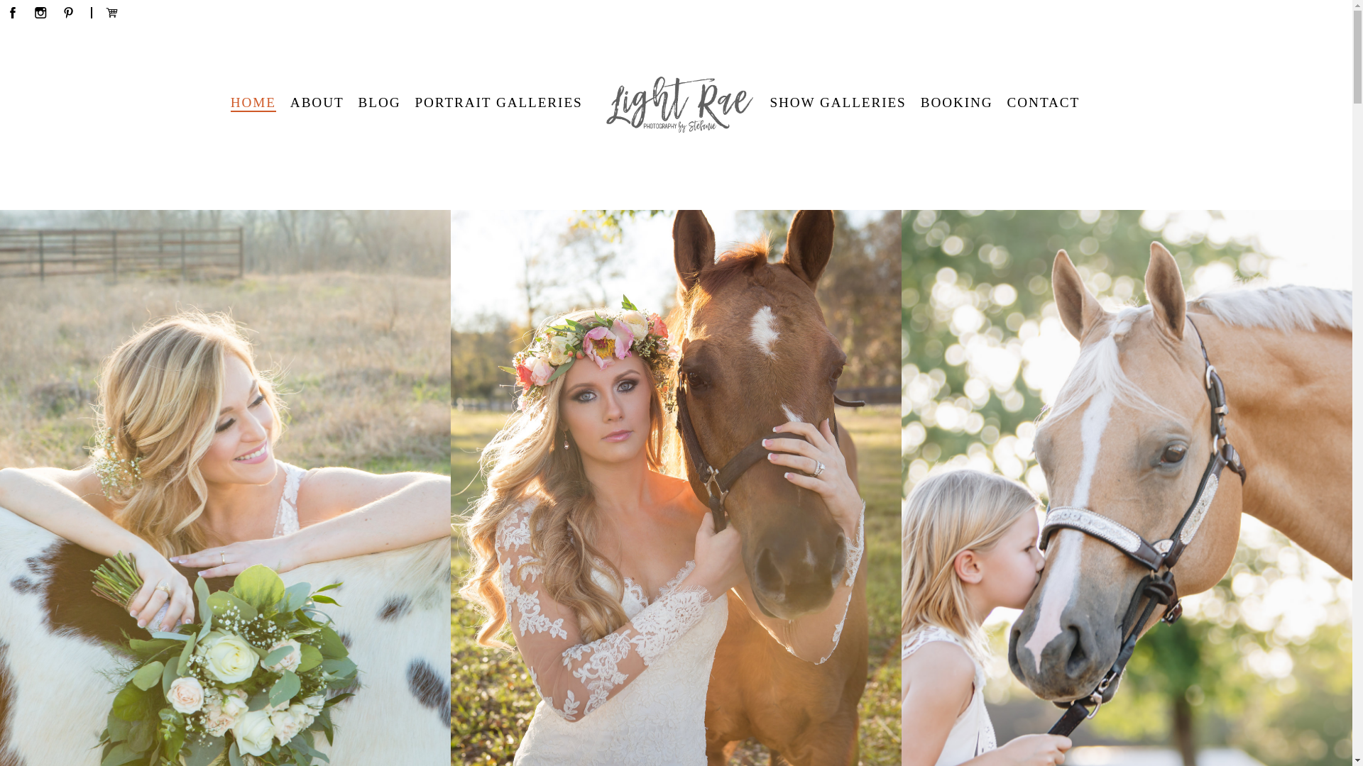 website screenshot of https://lightraeequine.com/