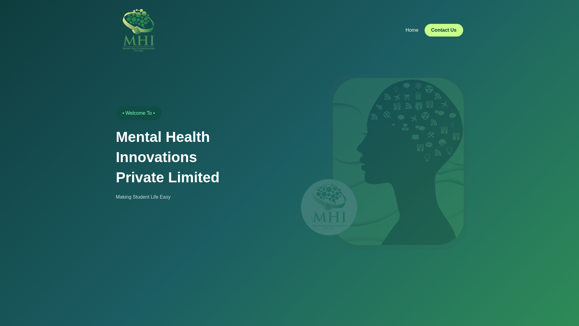 website screenshot of https://mansikswasth.com