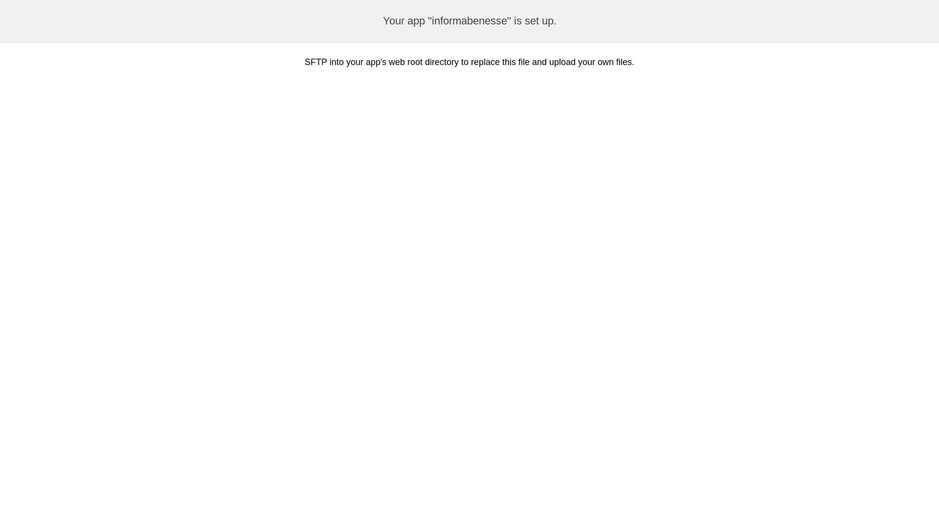 website screenshot of https://informabenesse.online/