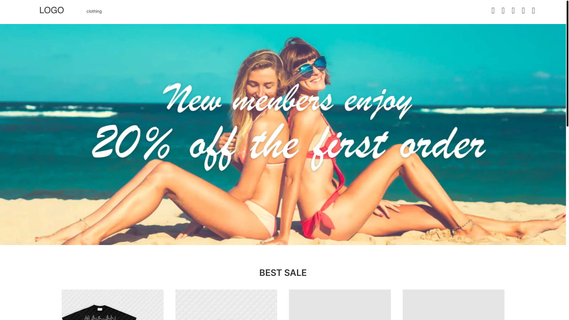 website screenshot of https://zuang.shop/