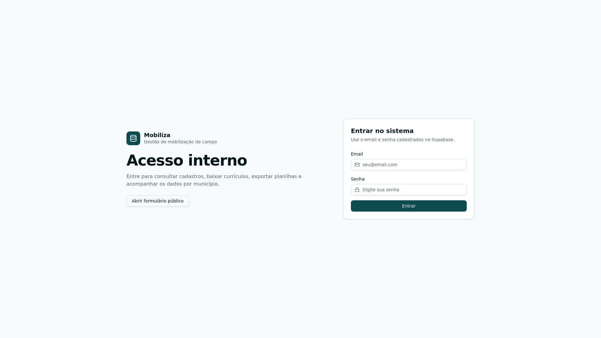 website screenshot of https://mobilizaambiental.cloud/