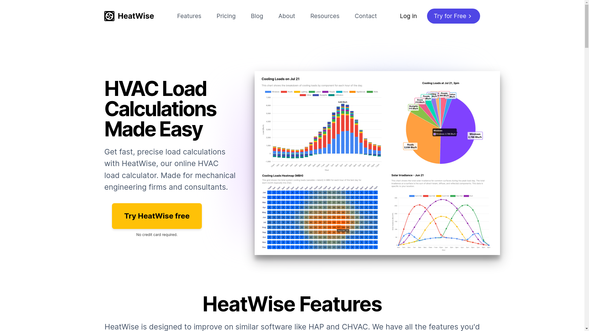website screenshot of https://heatwise-hvac.pages.dev/