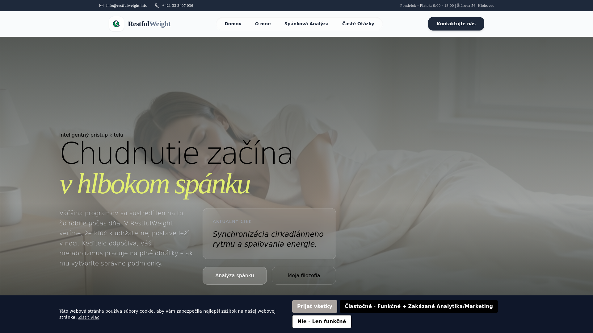 website screenshot of https://restfulweightinfoqr.info