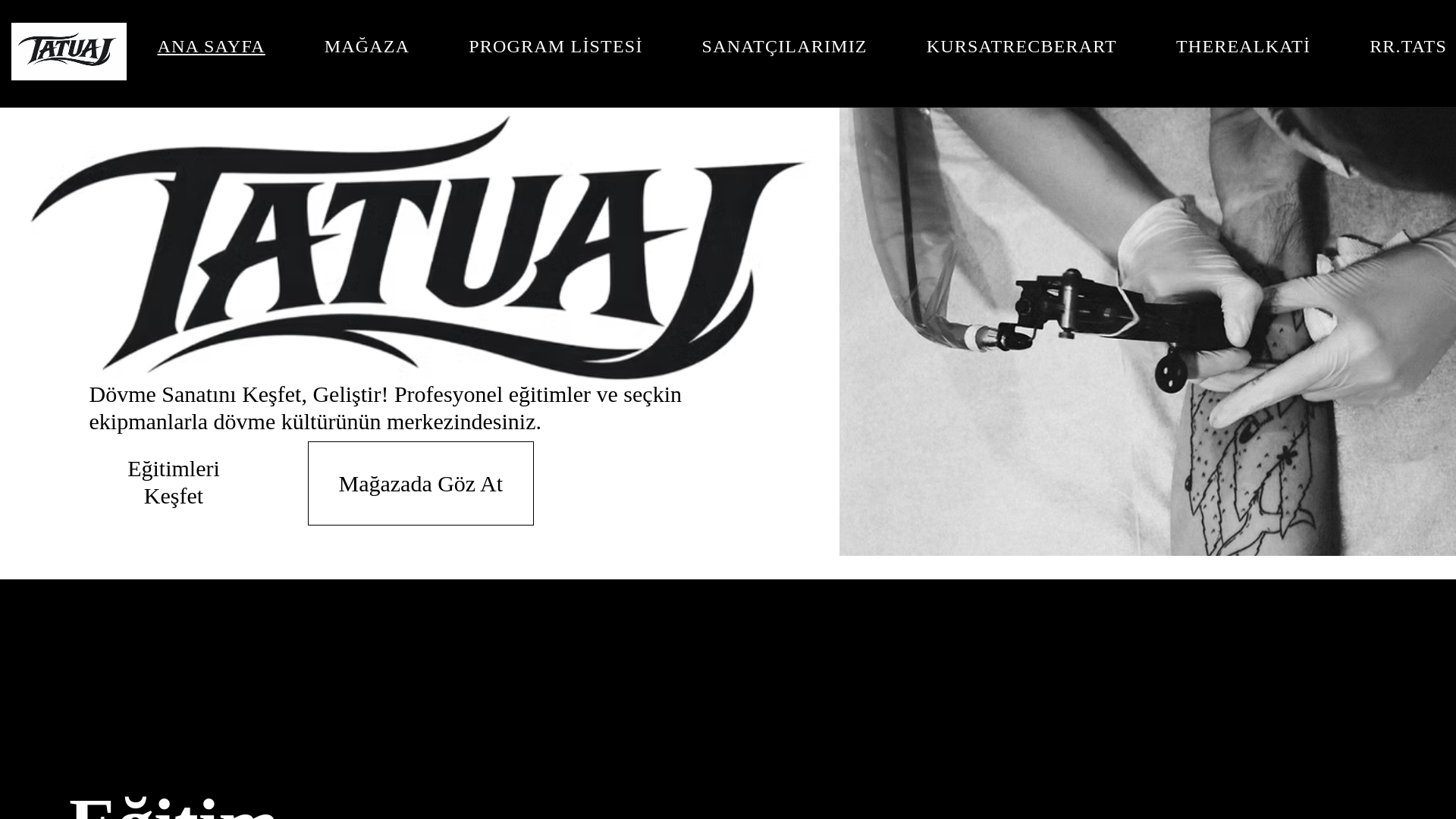 website screenshot of https://tatuaj.net/
