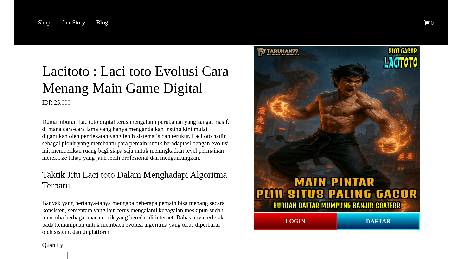 website screenshot of https://lacitoto.org/