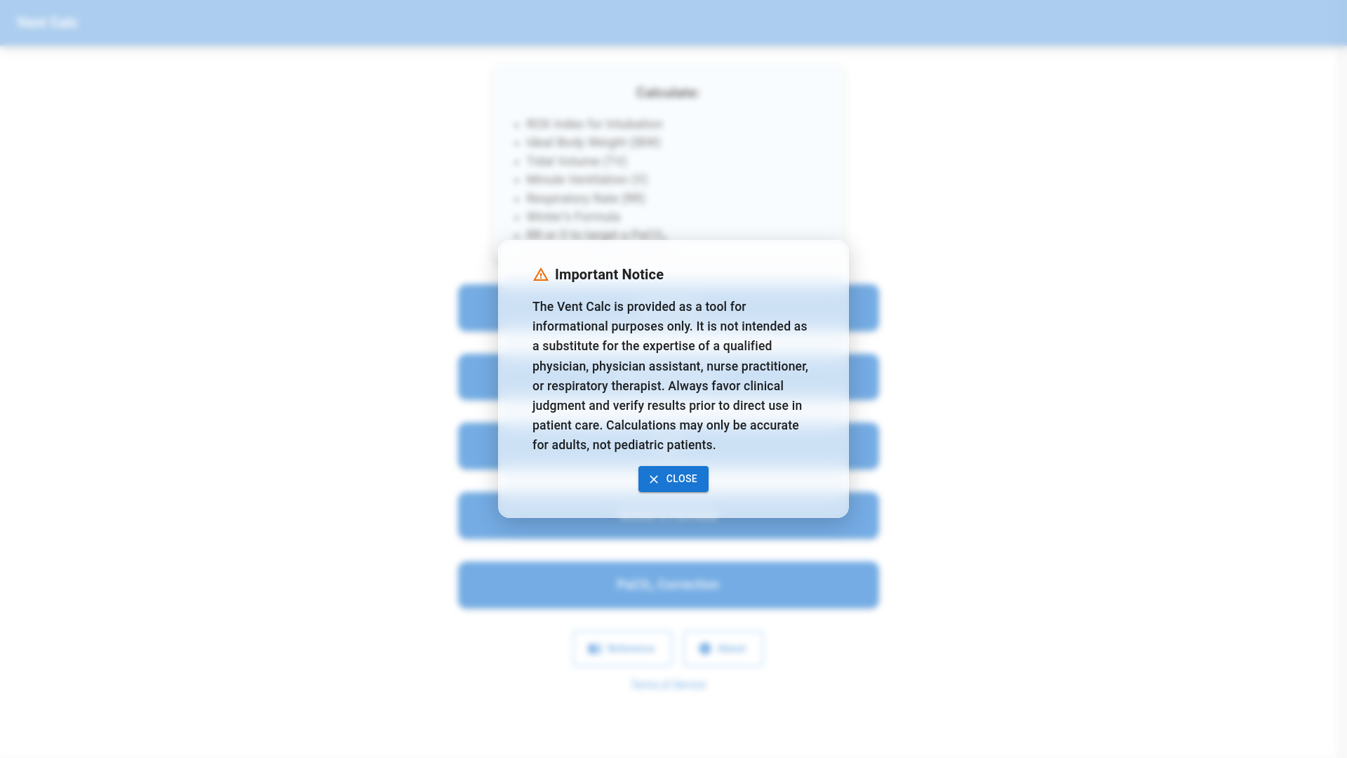 website screenshot of https://ventcalc.pages.dev/