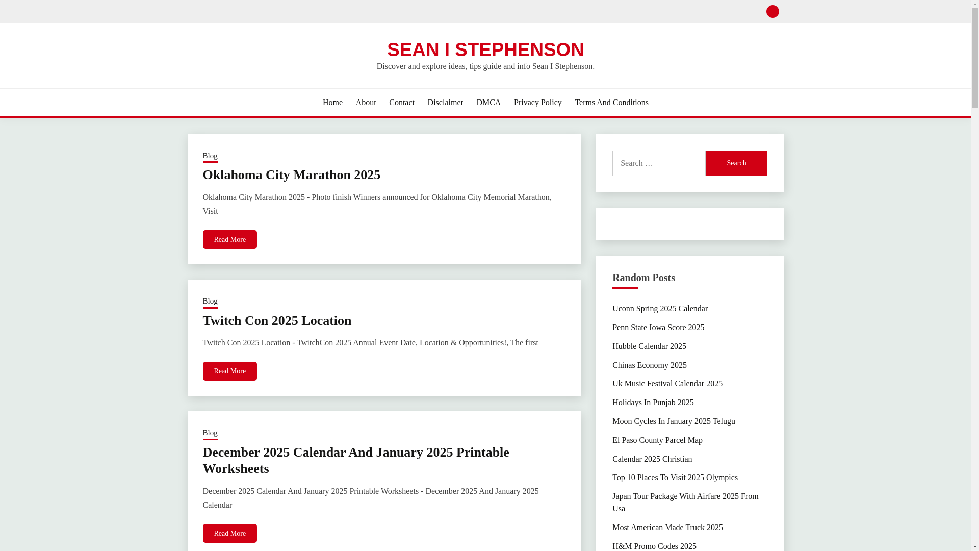 website screenshot of https://seanistephenson.pages.dev/