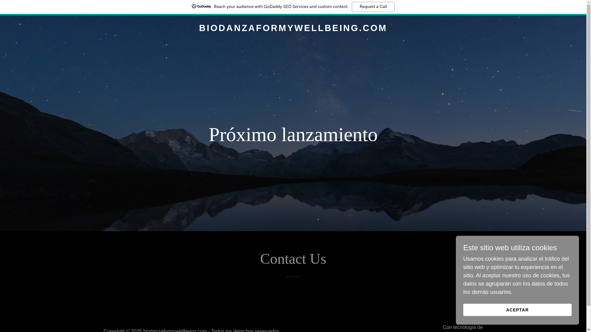 website screenshot of https://biodanzaformywellbeing.com/