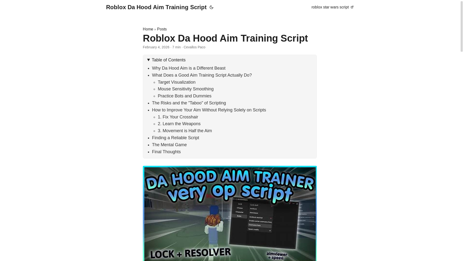 website screenshot of https://robloxdahoodaimtrainingscript.pages.dev/