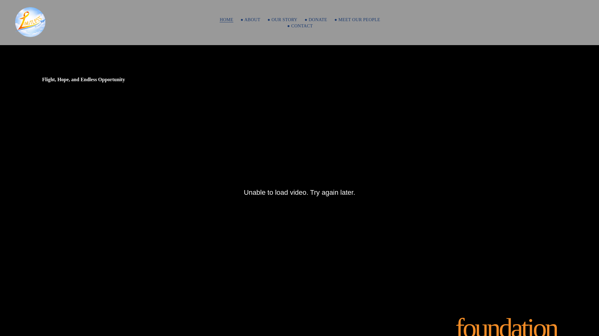 website screenshot of https://lmtlsfoundation.org/