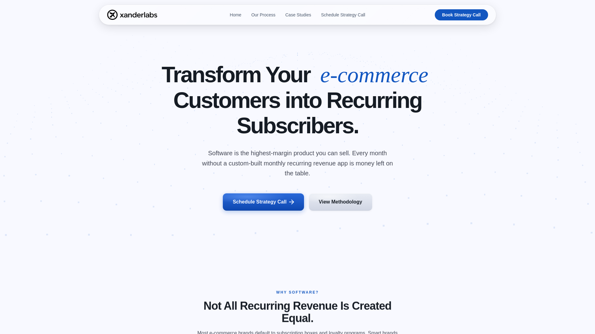 website screenshot of https://xanderlabs.pages.dev/