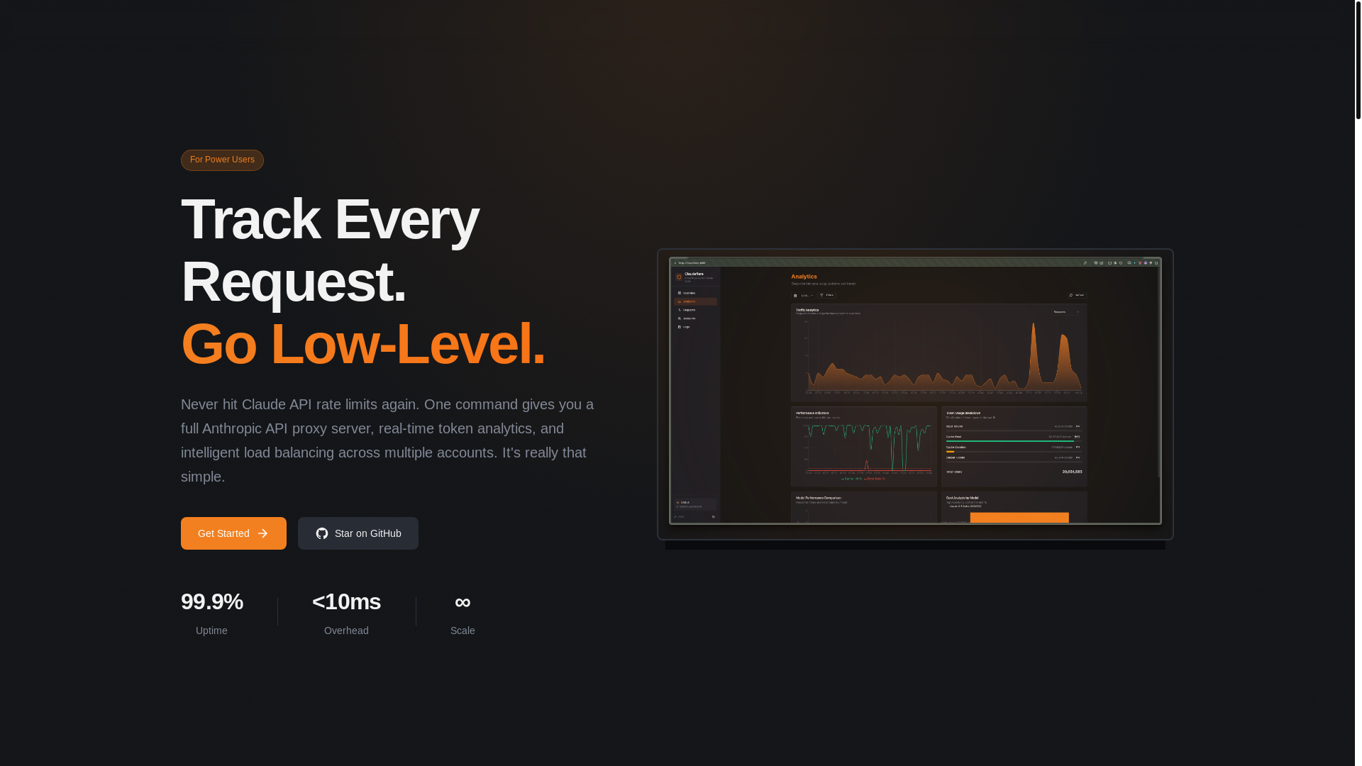 website screenshot of https://claudeflare.cc