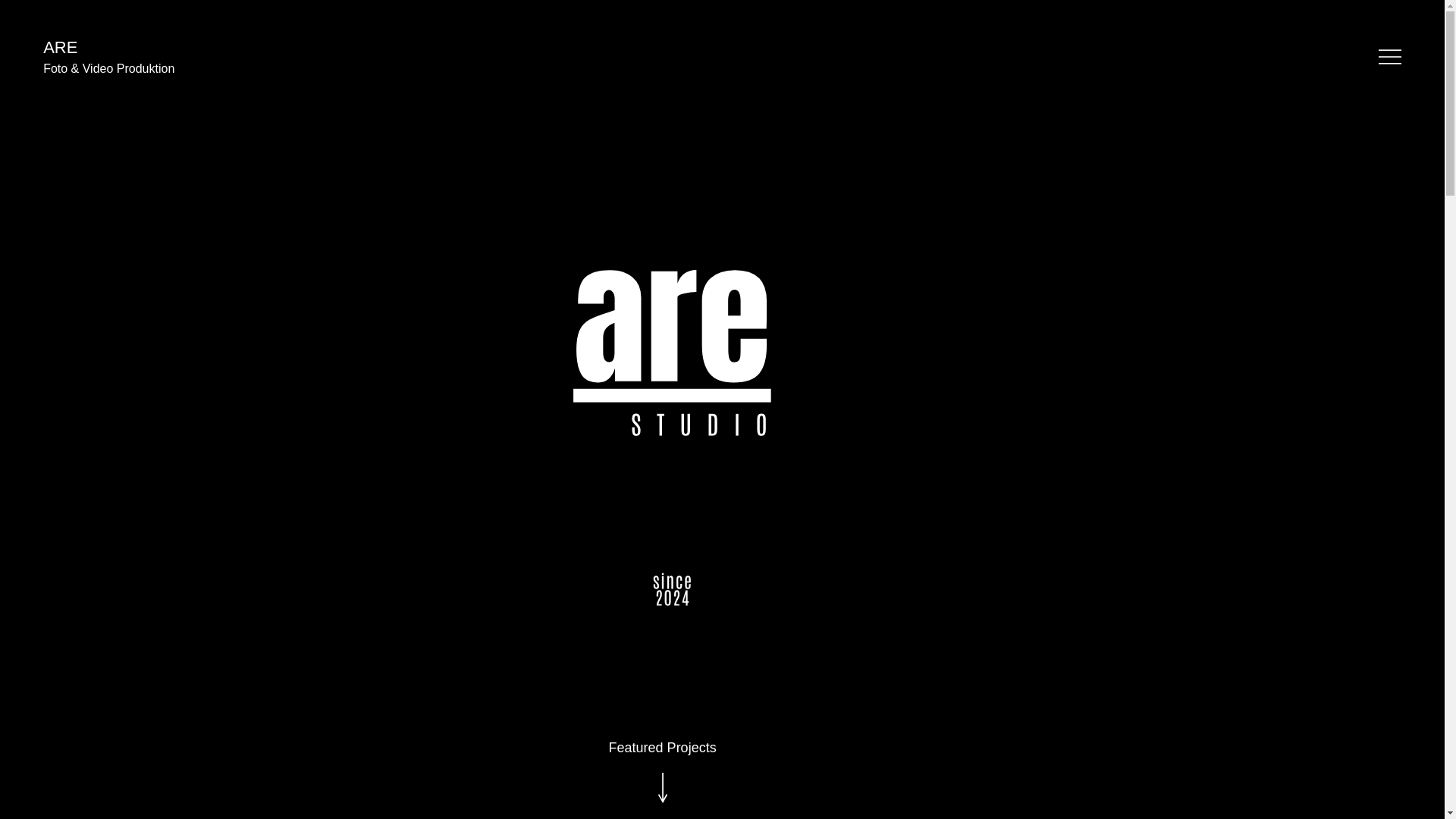 website screenshot of https://arestudio.ch/