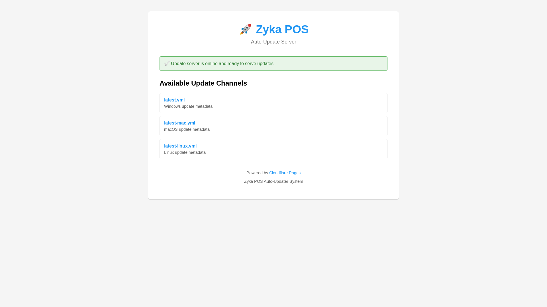 website screenshot of https://zyka-pos-updates.pages.dev/