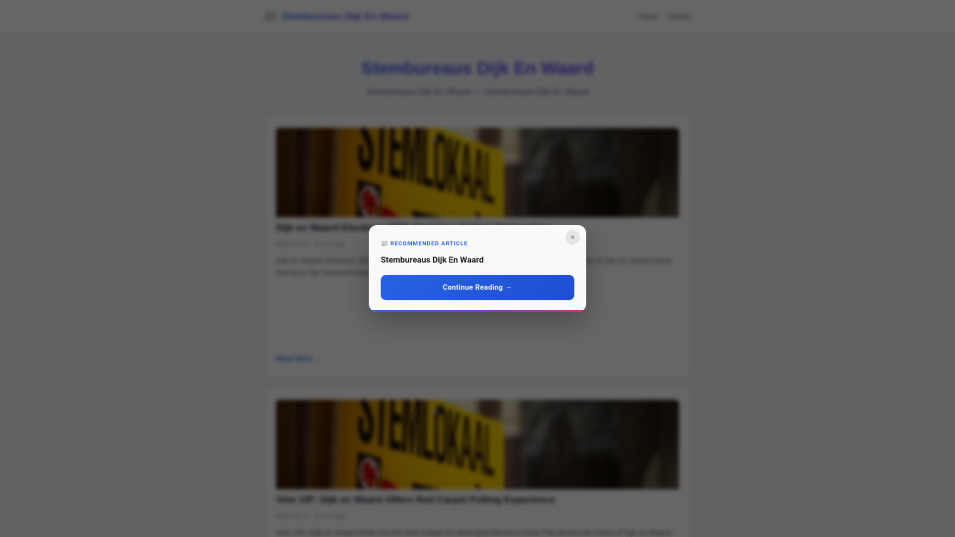 website screenshot of https://stembureaus-dijk-en-waard.pages.dev/
