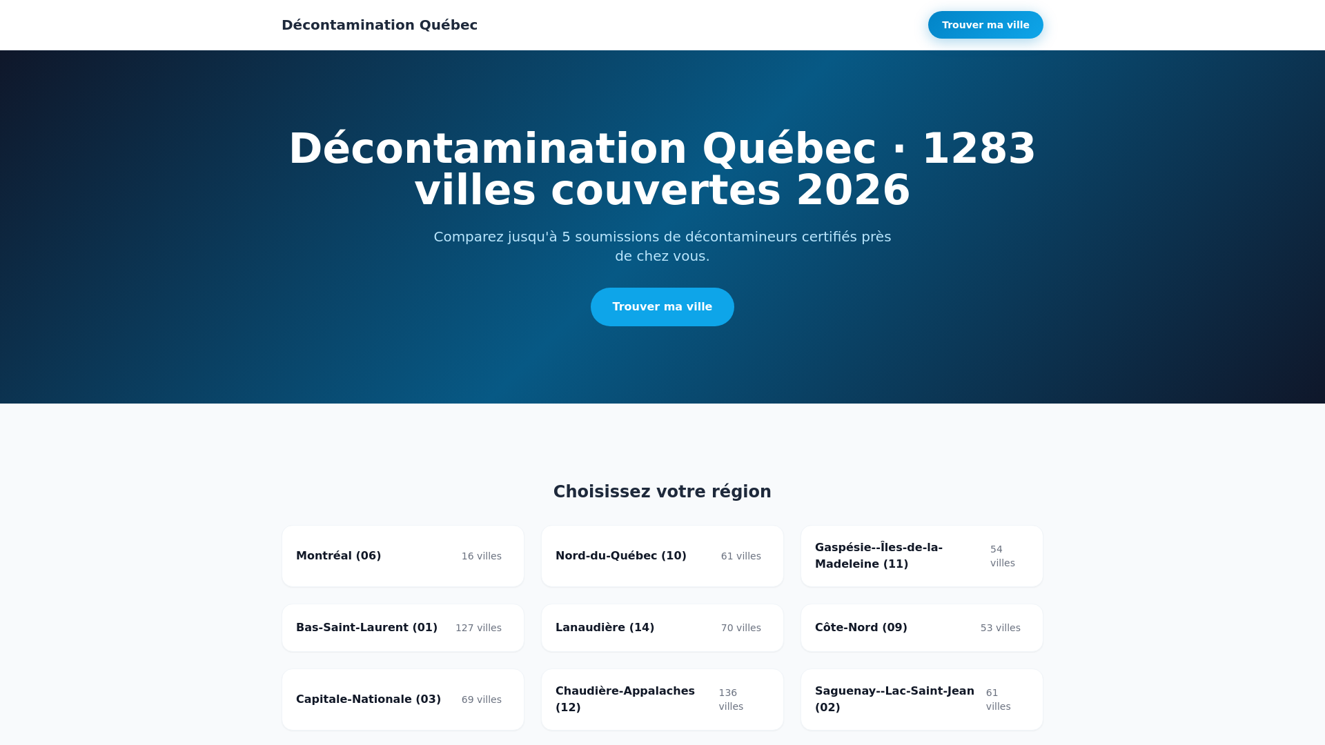 website screenshot of https://site-decontamination-qc.pages.dev/