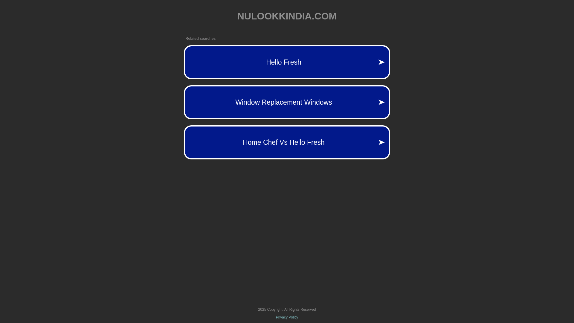 website screenshot of https://nulookkindia.com/