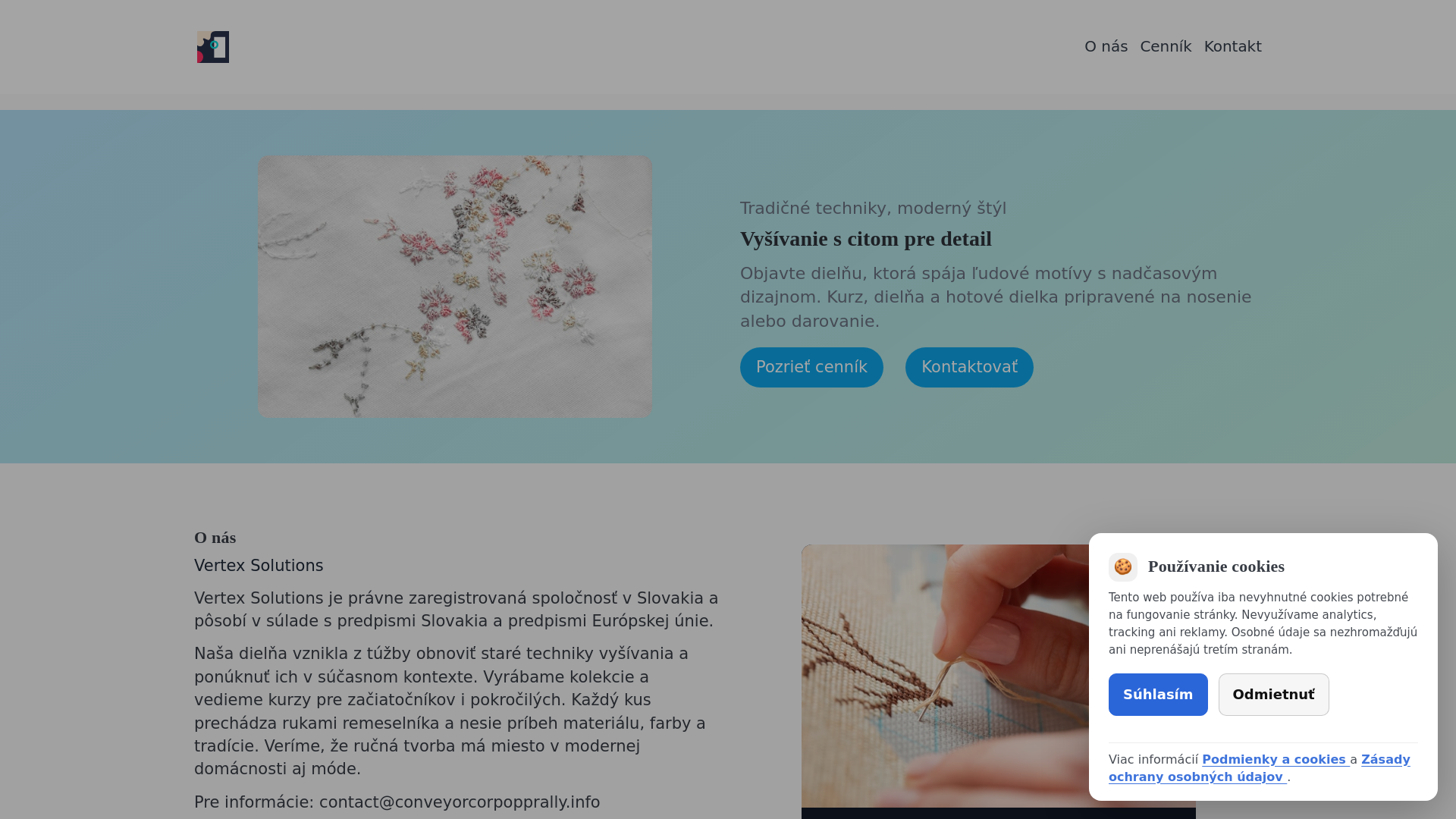 website screenshot of https://conveyorcorpopprally.info/