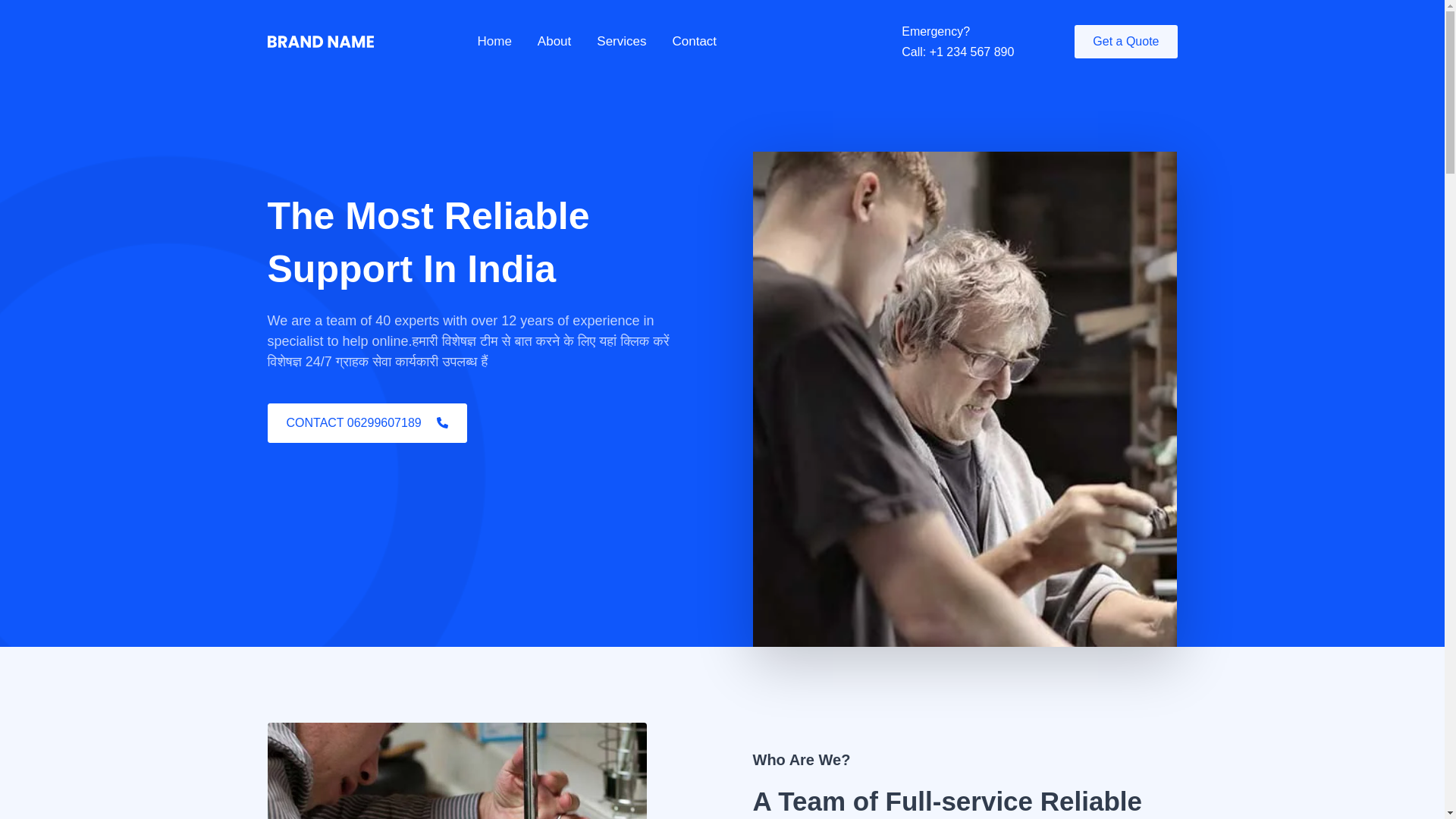 website screenshot of https://sameenarepair.com/