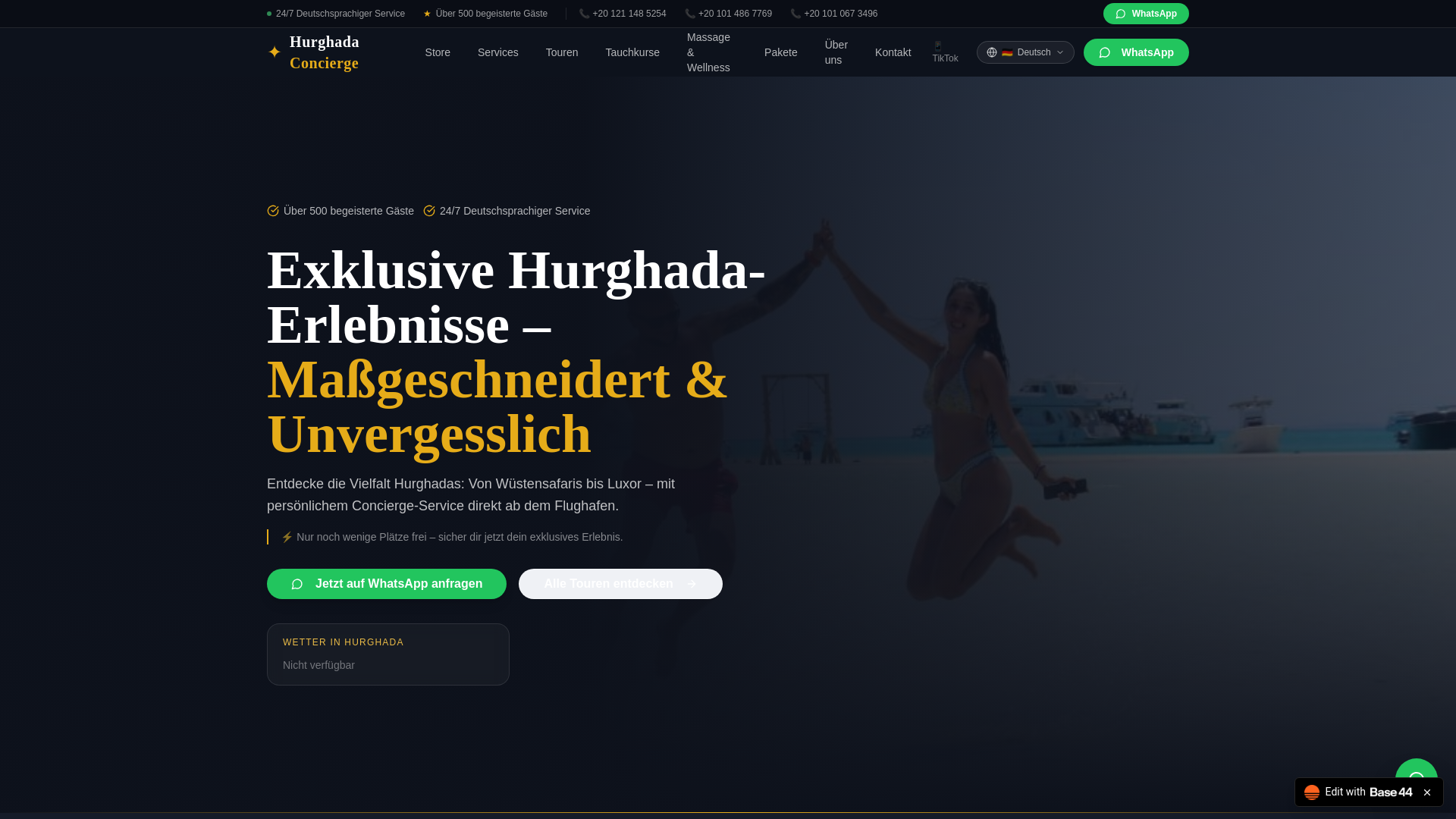 website screenshot of https://adventuretourshrg.store